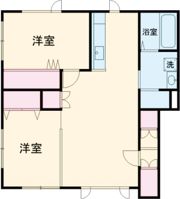 PocheⅡの間取り画像