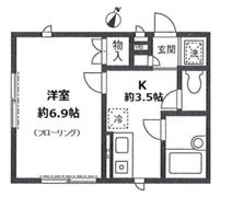 ハイツ・ヤマカA棟の間取り画像