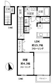 エスポワールの間取り画像
