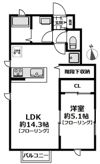 ヴィラ ソネットの間取り画像