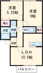 サンセットUⅡの間取り画像