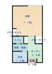 英館Ⅰの間取り画像