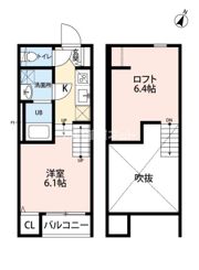 ロフトンリッツ竹下の間取り画像
