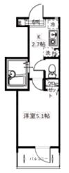 メルディア生麦Aの間取り画像