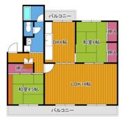 室見団地20棟の間取り画像