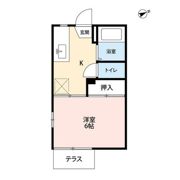 AzurEbina（アジュールエビナ）の間取り画像