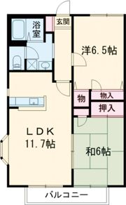 ピュアフィールドAの間取り画像