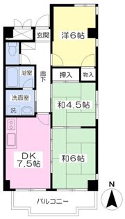 栄光第二ハイツの間取り画像