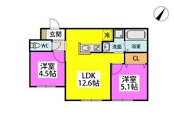 セントバレー86の間取り画像