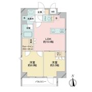 ドゥーエ日暮里の間取り画像