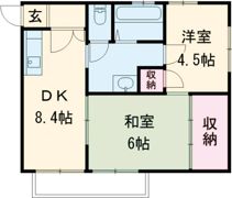エムハイツの間取り画像
