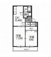 メゾン三ツ谷 Aの間取り画像