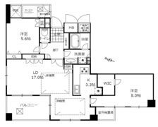 ライオンズマンション神戸栄町通の間取り画像