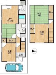 学園大和町4丁目戸建の間取り画像