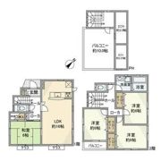 鶴巻戸建の間取り画像