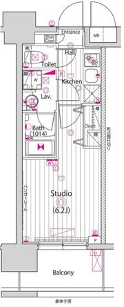 グランド・ガーラ川崎西口の間取り画像