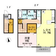 PREVER(ﾌﾟﾚﾍﾞｰﾙ)の間取り画像