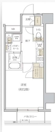 プレミアムフラット東京亀戸の間取り画像