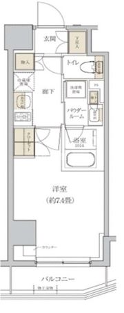 プレミアムフラット東京亀戸の間取り画像