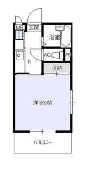 ヒロタハイツの間取り画像