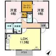 ハピネス A棟の間取り画像