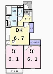レスポアール・トロワの間取り画像
