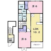 てぃーだ Aの間取り画像