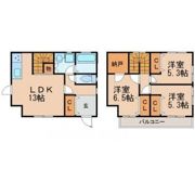 御幸ヶ原町貸家の間取り画像