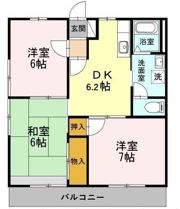 フレグランス三ツ相 C棟の間取り画像
