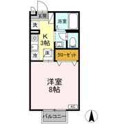 メゾン・ド・ラヴィ井原の間取り画像