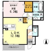 クレールコートの間取り画像