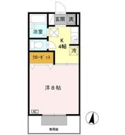 ファーネス水巻 B棟の間取り画像