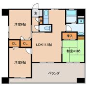 グラントープ道頓堀の間取り画像