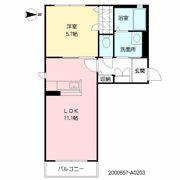 エアホルク ヴィラ A棟の間取り画像