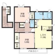 グランツhanba IIの間取り画像