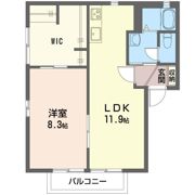 森子ハイツ Aの間取り画像