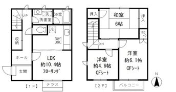 ガーデンテラス国立の間取り画像