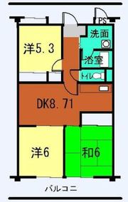 アーバン枇杷坂の間取り画像