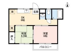 ハイツスズキの間取り画像