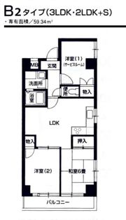 エスポワールFRの間取り画像