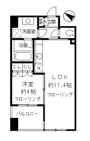 ルフィット神宮北参道の間取り画像