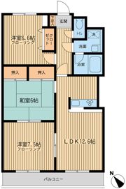ソレイユ町田の間取り画像