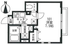 Regulus国立 レグルス国立の間取り画像