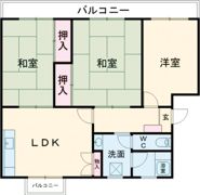 柿の生マンションの間取り画像