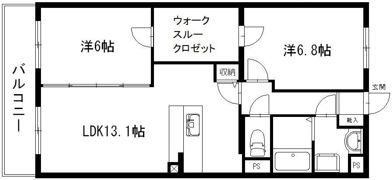 アレンダール南若林の間取り画像