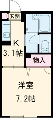 カーサN Cの間取り画像