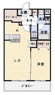 マーヴェラスパレスの間取り画像