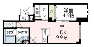 クリザンテム中幸町の間取り画像