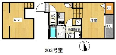 MUKAVA吉塚の間取り画像
