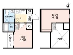 RideⅡの間取り画像